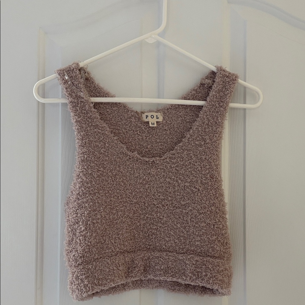POL Women's Soft Mauve Tank Top